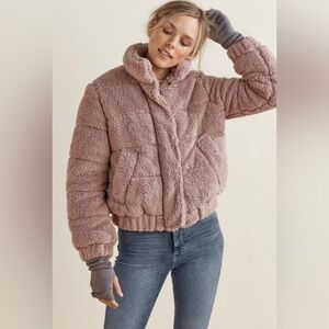 UpWest Blush Teddy Fleece Jacket